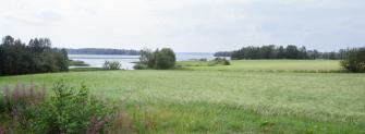 Peltoa ja järvi
