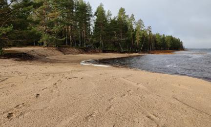 Kunnostettu hiekkahäikkä Pohjois-Savossa.