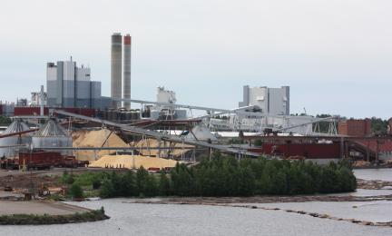 Metsäteollisuutta Etelä-Karjalassa