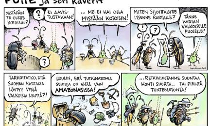 Sarjakuva, jossa puutteellisesti tunnetut hyönteiset tapaavat baarissa ja päättävät perustaa tutkimusretkikunnan selvittääkseen keitä ovat.